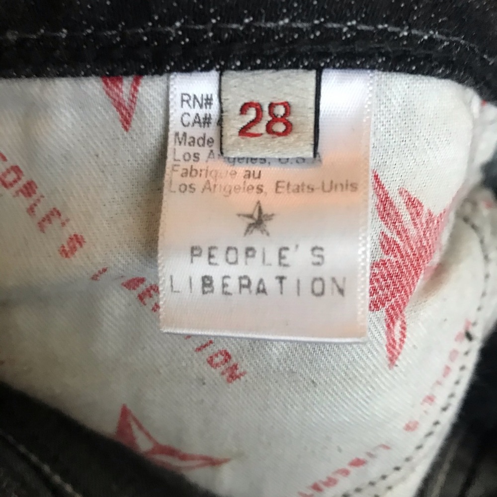People's Liberation "Tanya" boot cut jeans size 28 - Picture 3 of 3